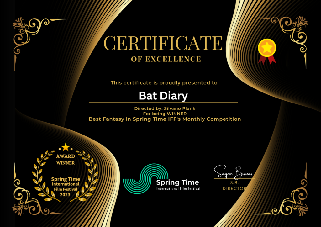 Award winner certificate