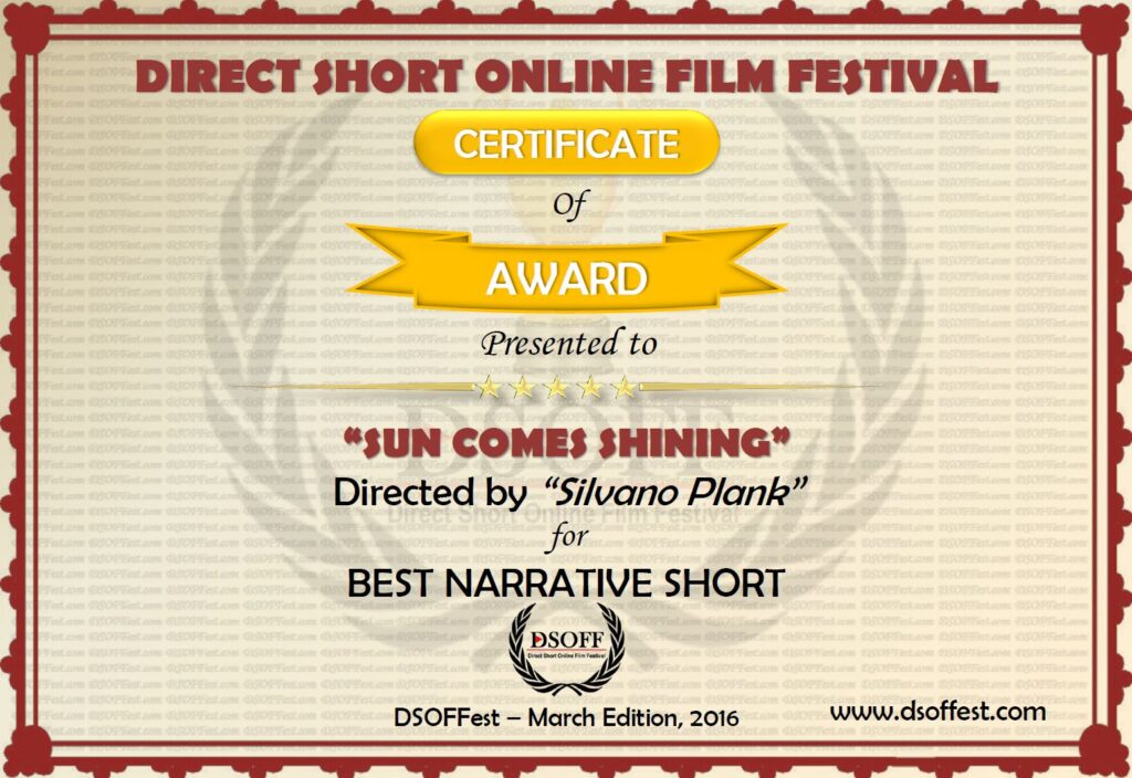 Certificate 2016 DCD DSOFF